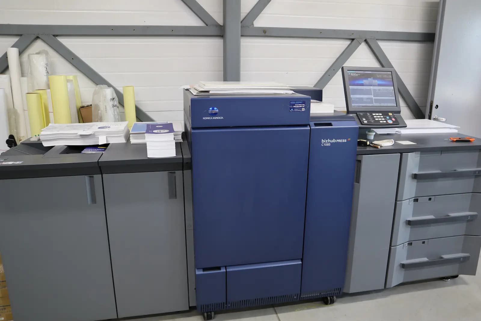 Цифровая машина в типографии Эталон