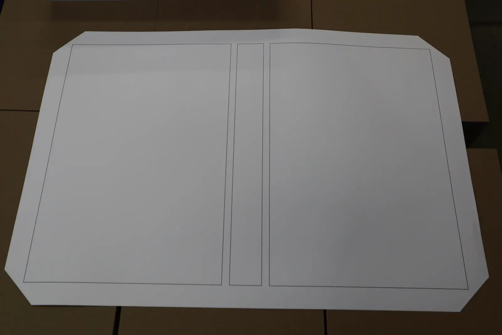 Разметка на обложке