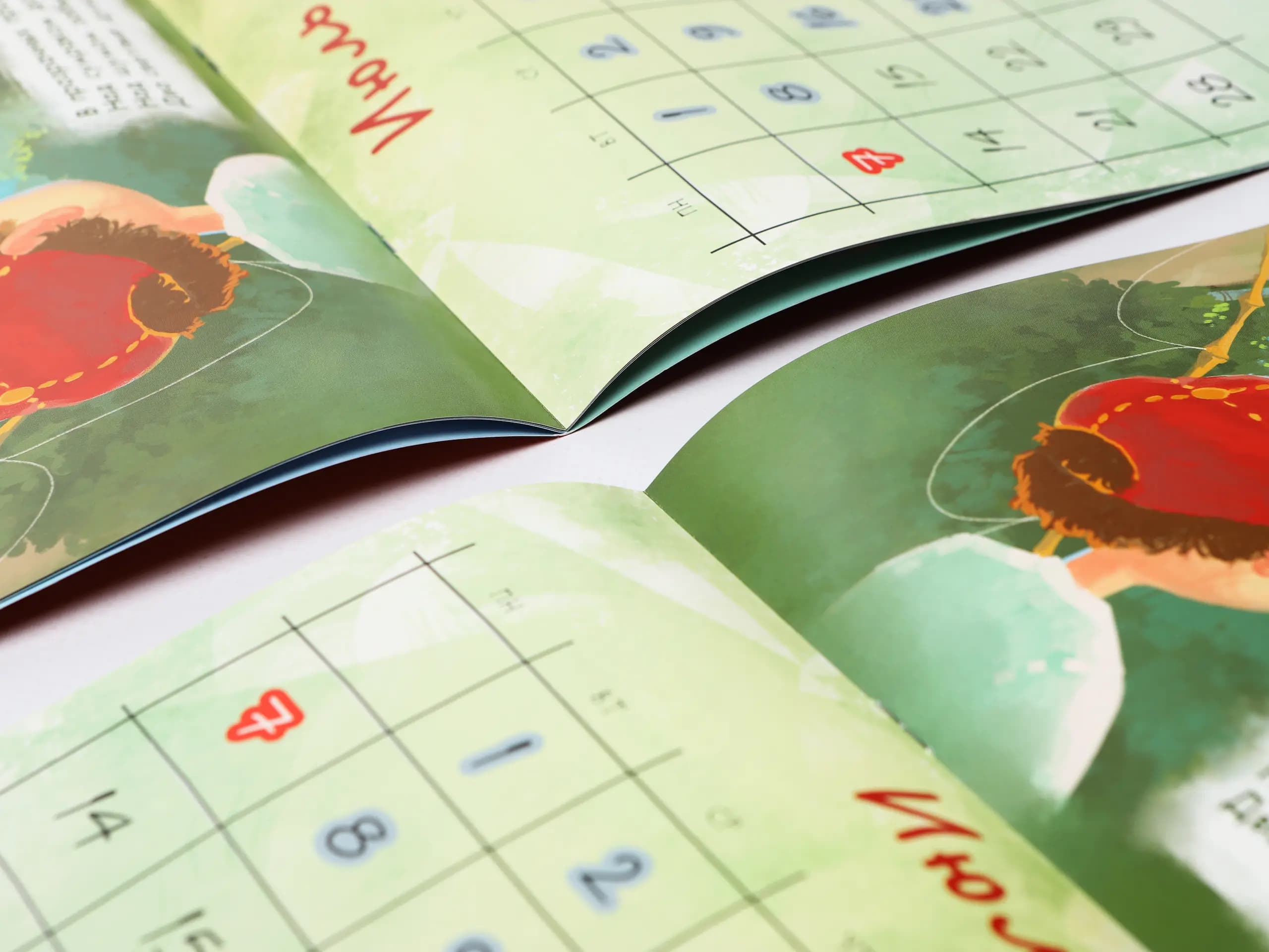 Изготовление перекидных календарей