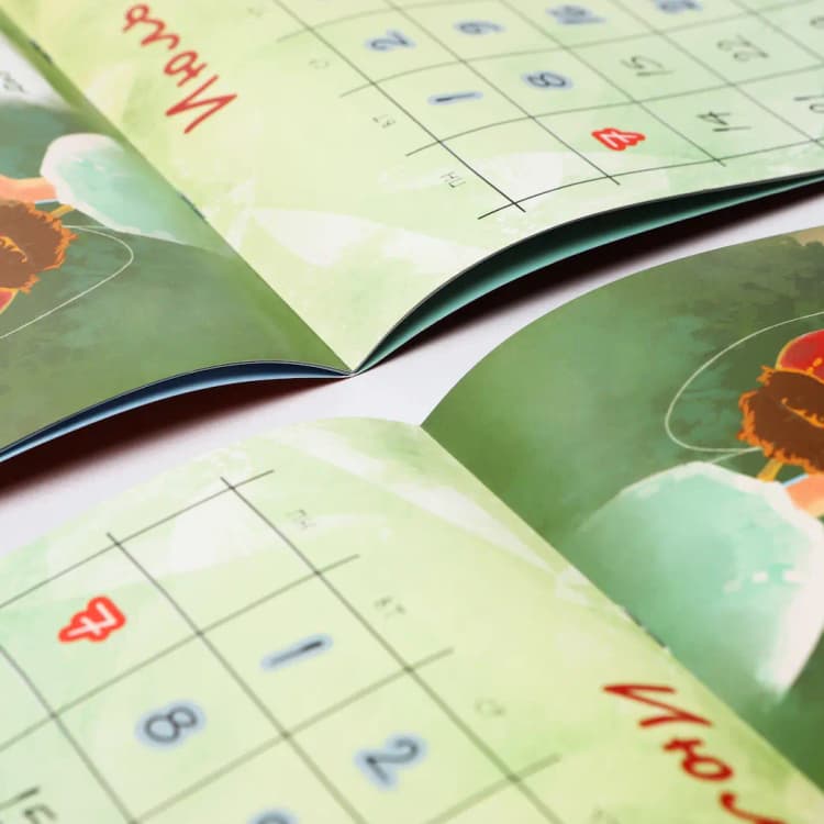 Изготовление перекидных календарей