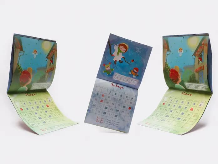 Изготовление перекидных календарей