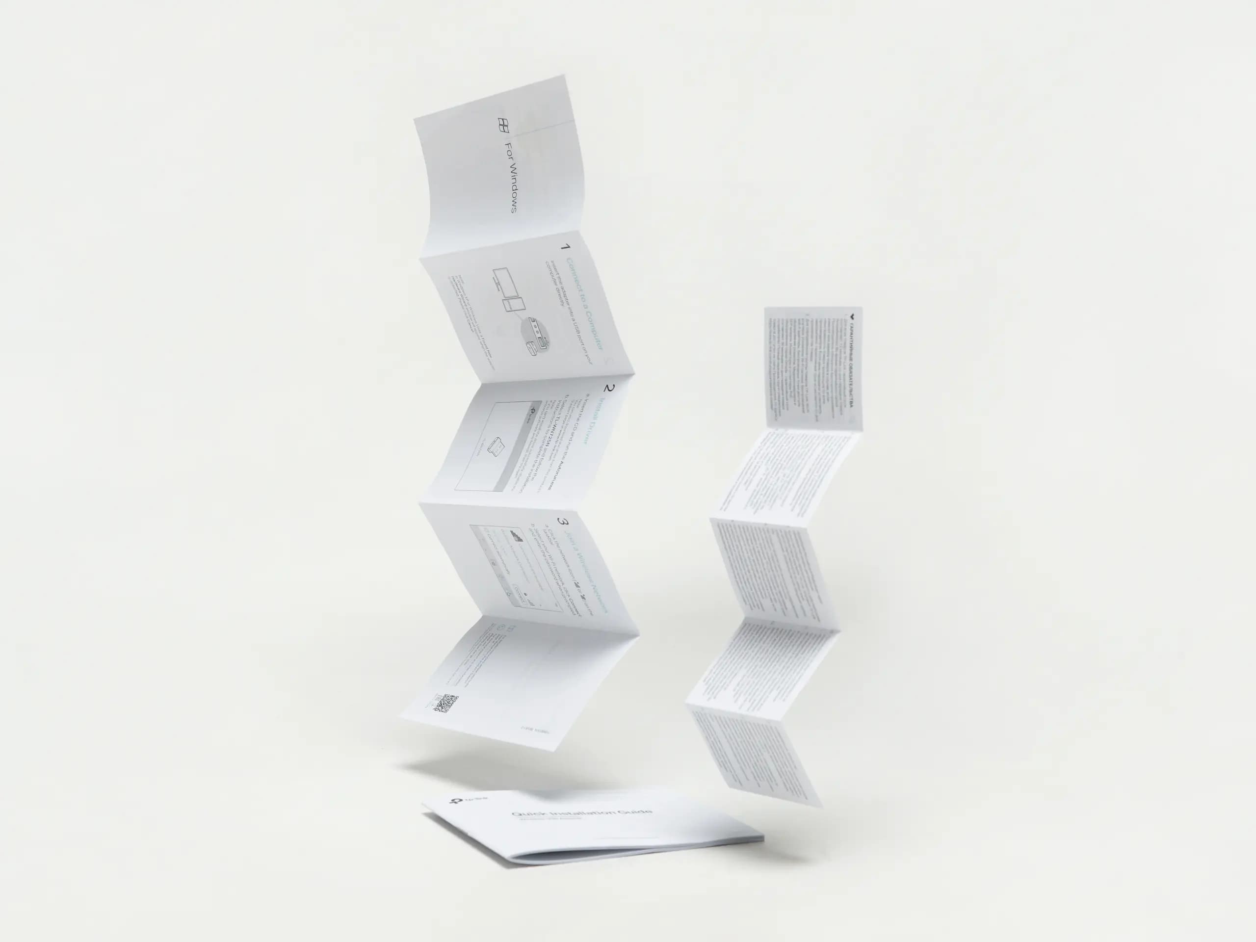 Печать инструкций в типографии