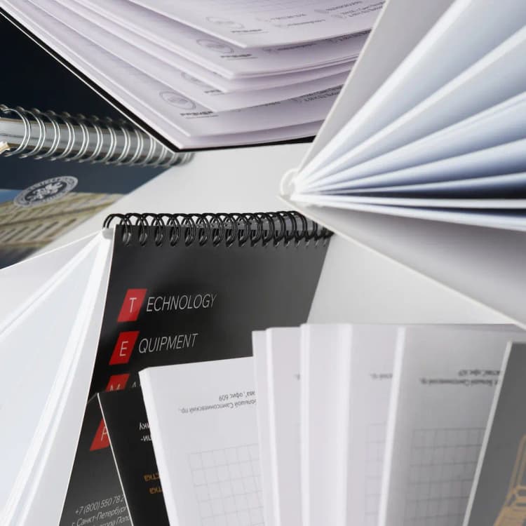 Печать блокнотов в типографии