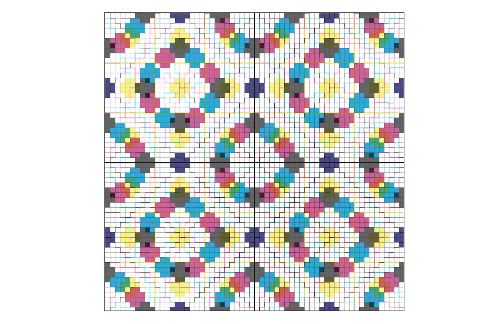 Растровая розетка, пример