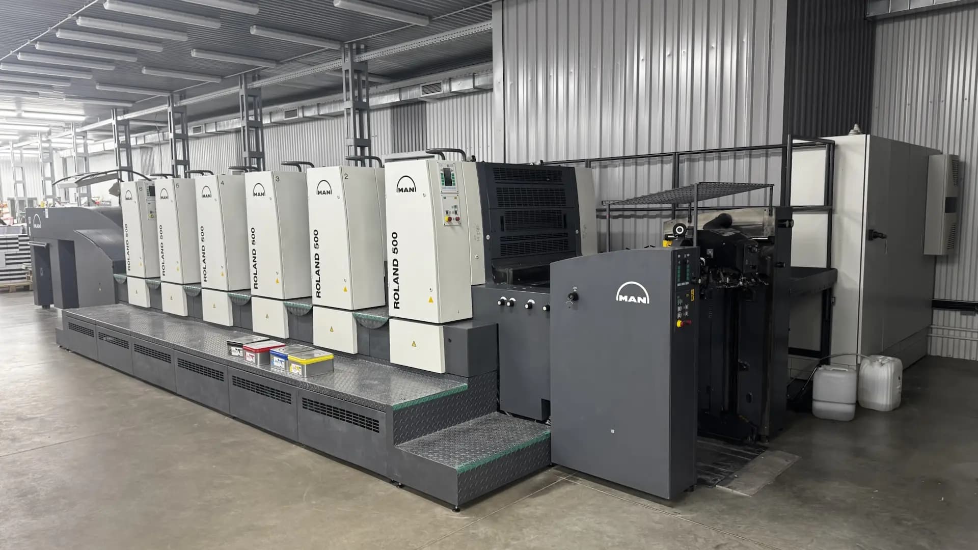 MAN Roland 505 офсетная печатная машина второго формата