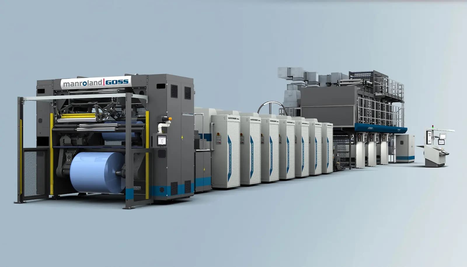 Пример офсетной печатной машины