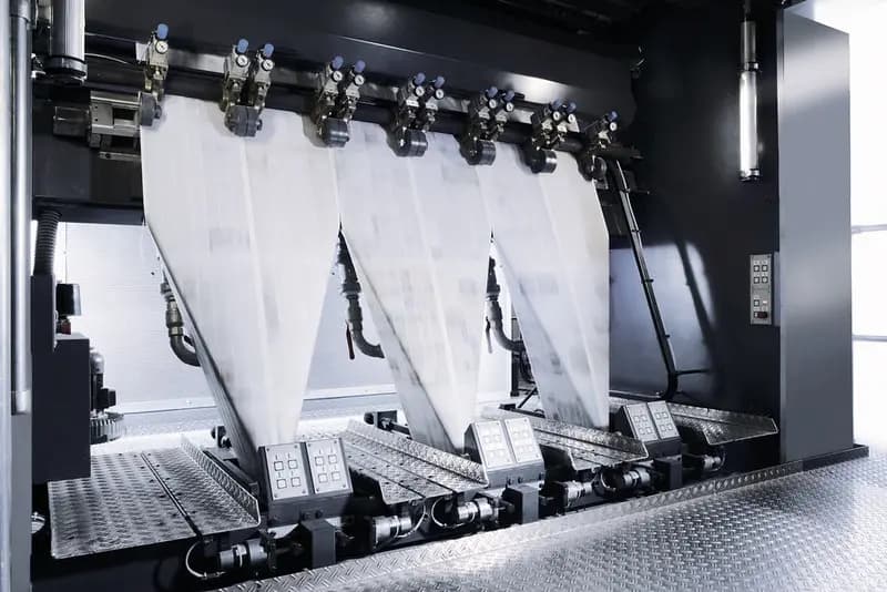 Пример офсетной печатной машины