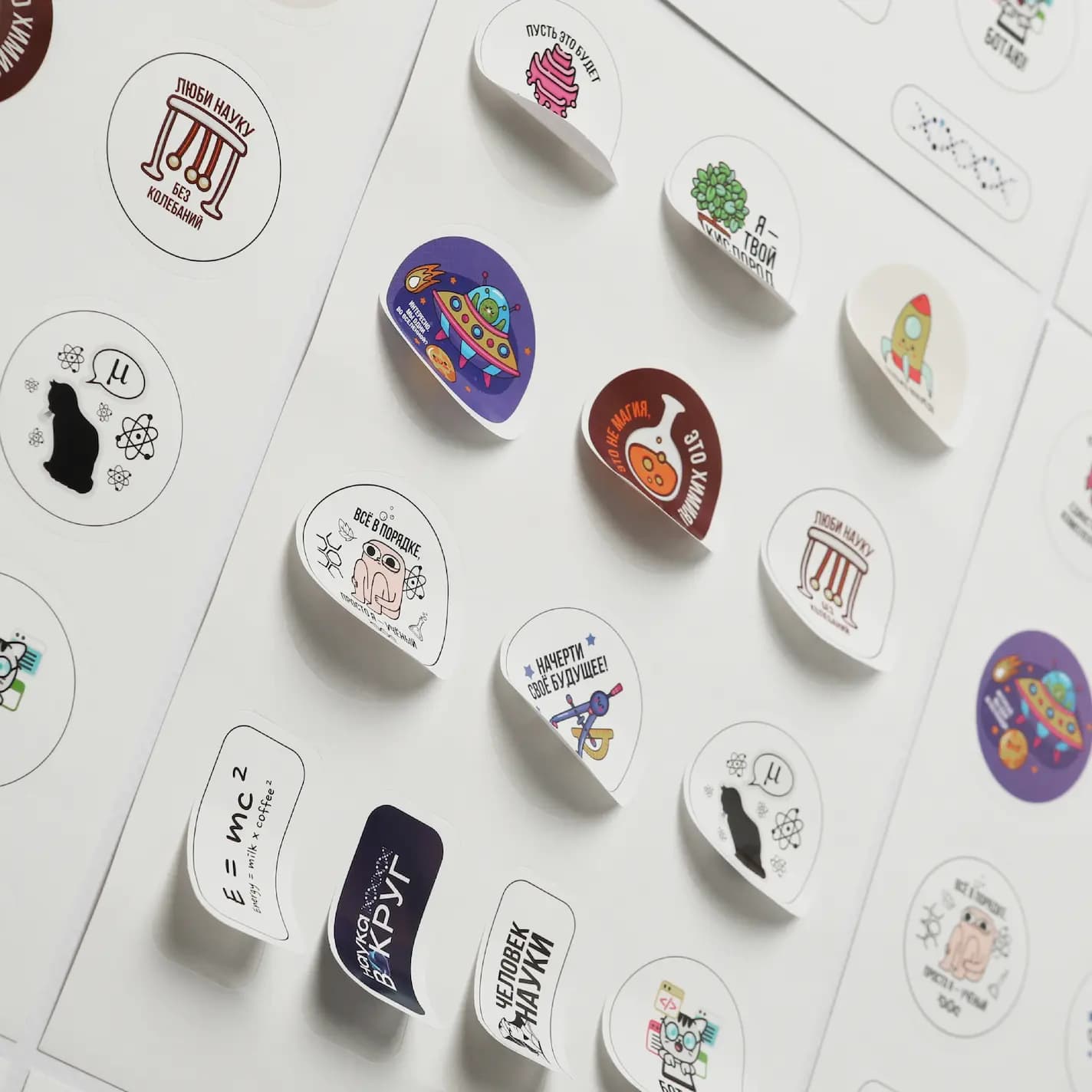 Печать наклеек в типографии