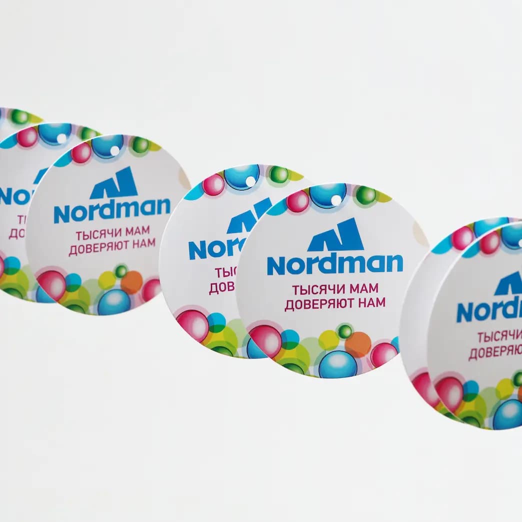 Печать бирок в типографии