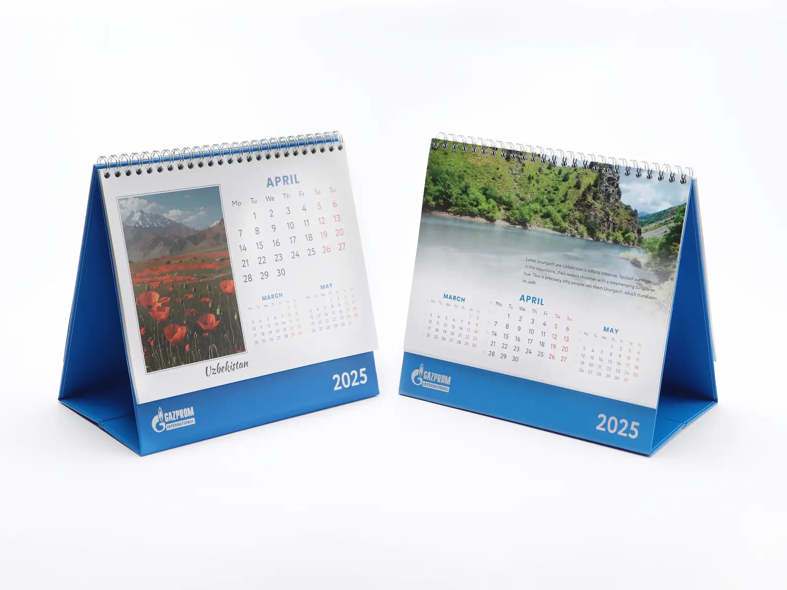 Образец календаря-домика, напечатанного офсетным способом