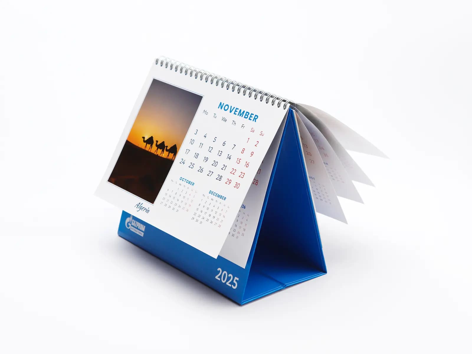 Образец календаря-домика, напечатанного офсетным способом