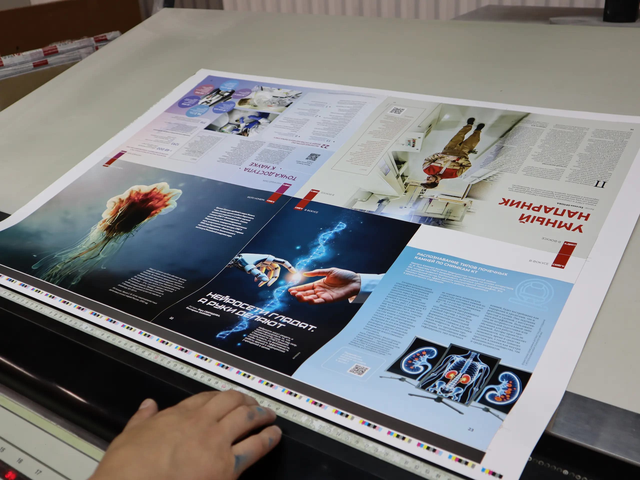 Пример офсетной цветопробы