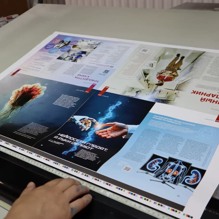 Приладка офсетной цветопробы