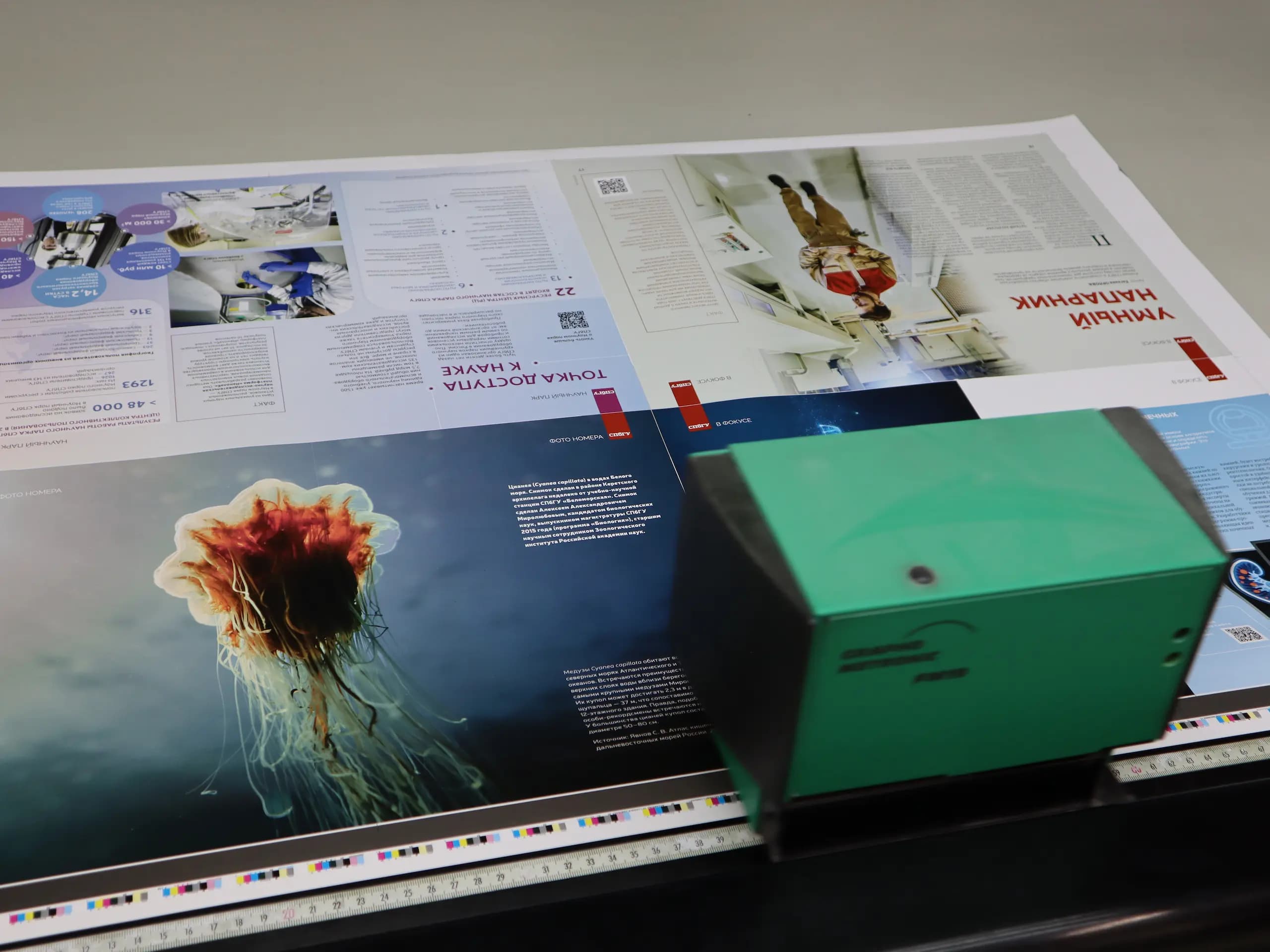 Пример офсетной цветопробы