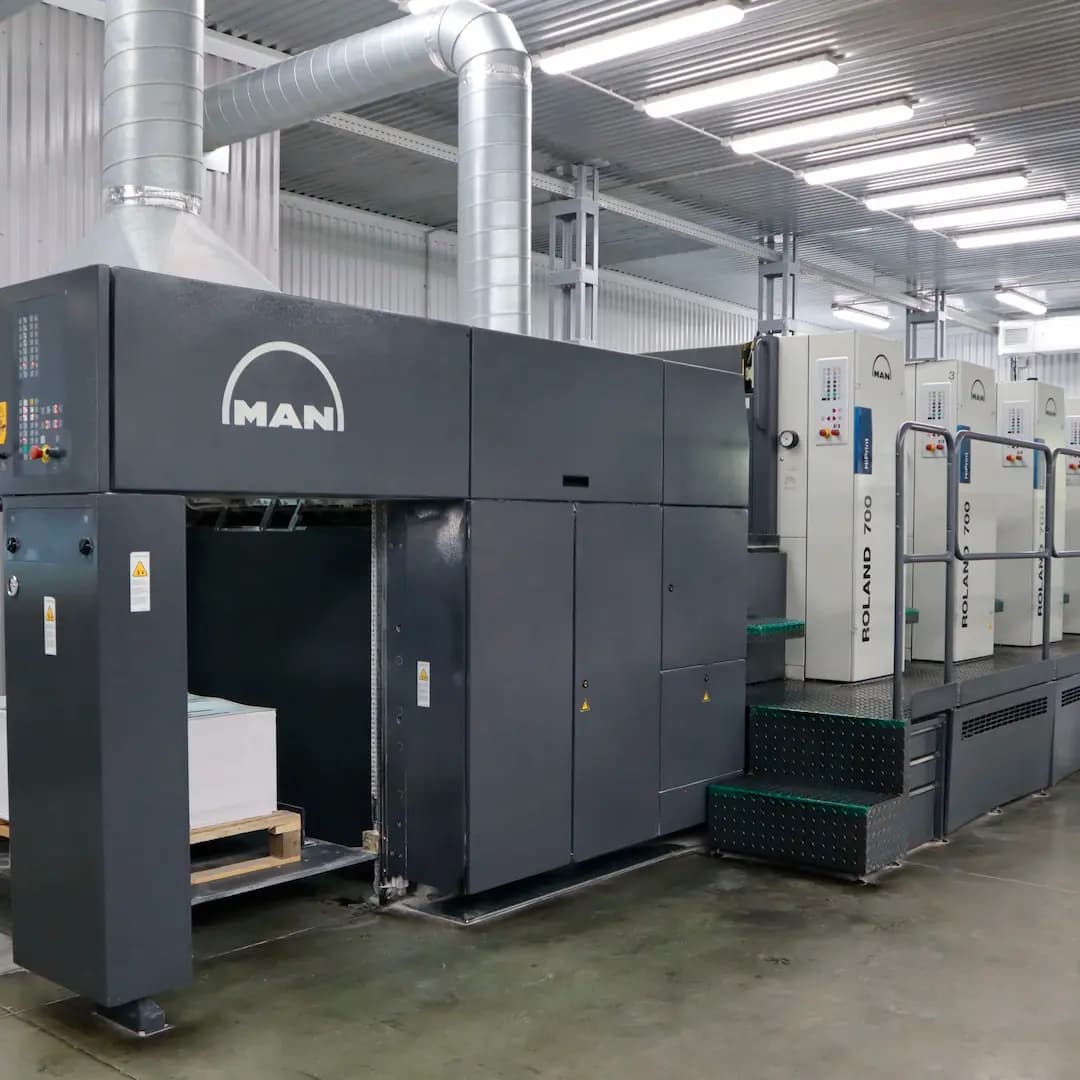 Печатная машина Roland Man в типографии Эталон