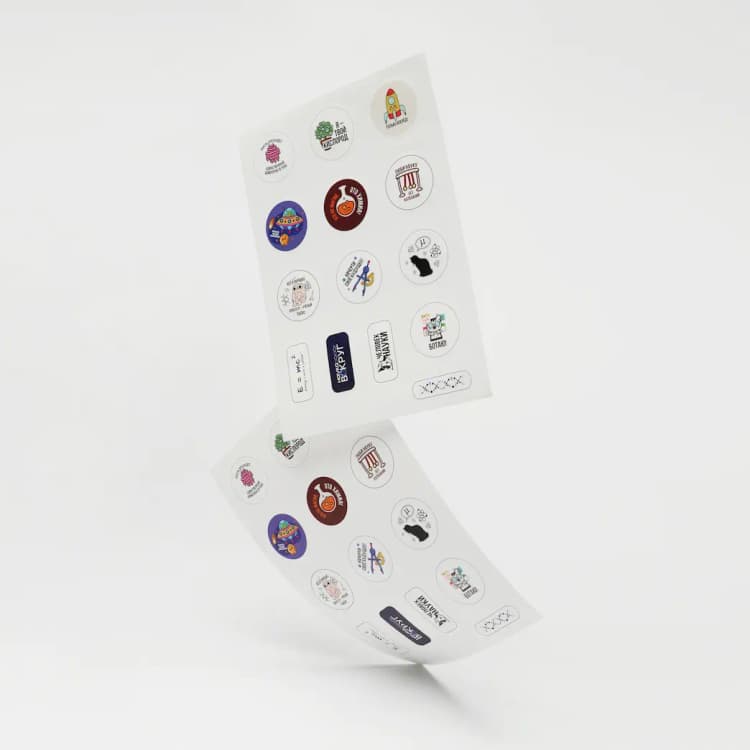 Печать наклеек в типографии